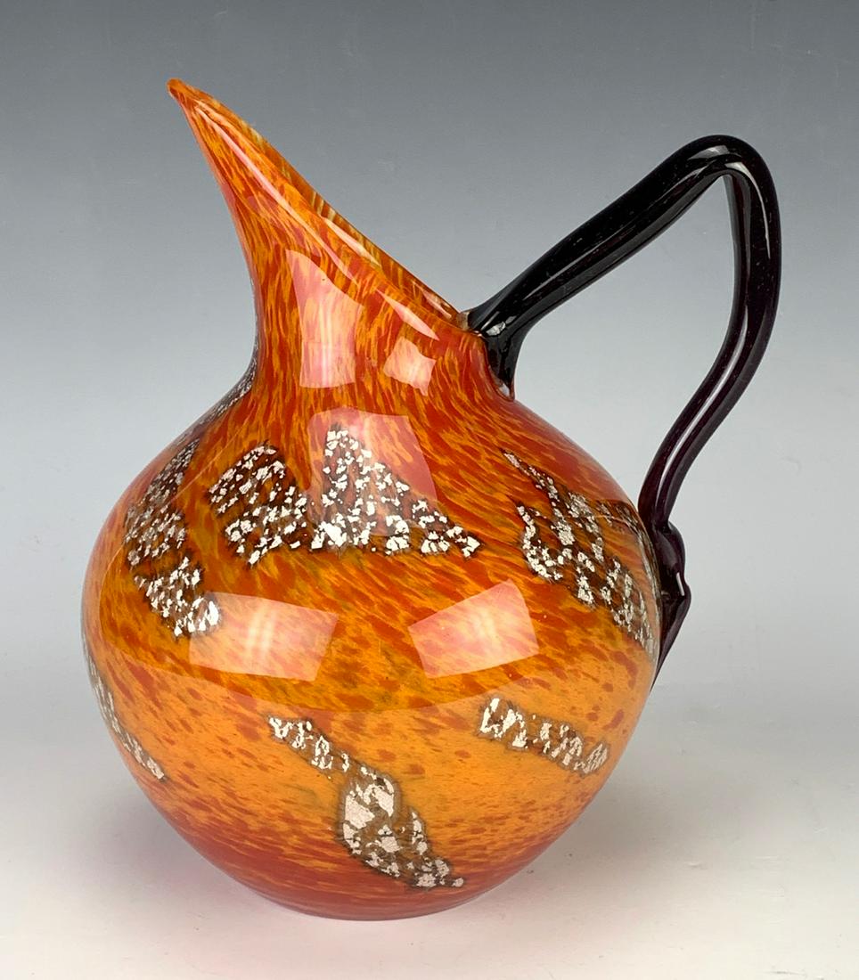 Art Deco Pitcher Attributed to Muller Freres (1 of 5)