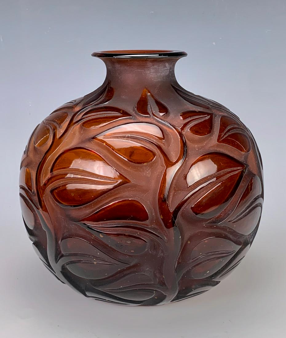 Rene Lalique (1860-1945) "Sophora" Vase (1 of 3)