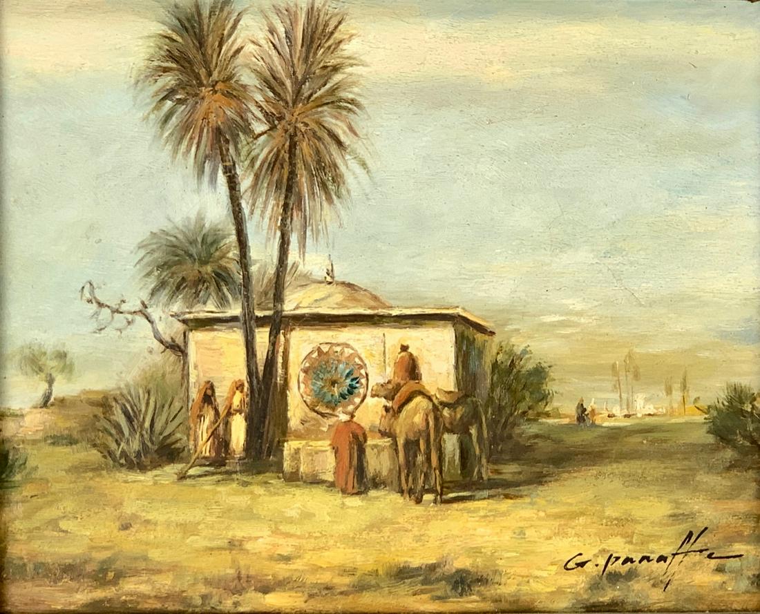 Orientalist Oil Painting "Desert House" (1 of 2)