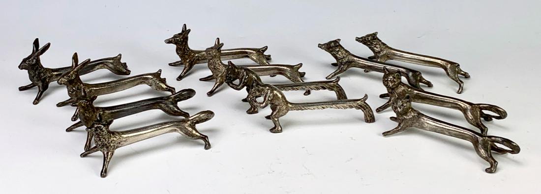 Set of 12 Metal Animal Knife Rests (1 of 2)