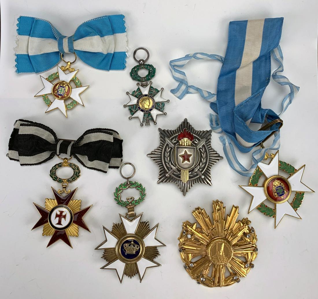 Group of 7 Badges & Medals, Some in Silver (1 of 2)