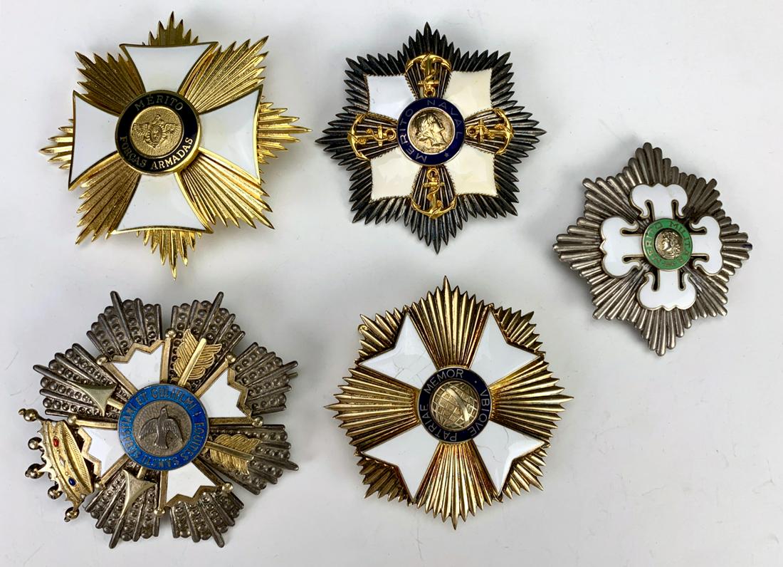 Assorted Metal & Enamel Medals, Brazilian (1 of 2)