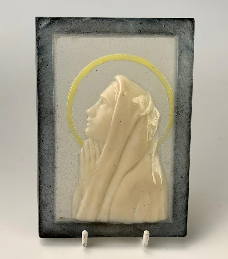 Gabriel Argy Rousseau Pate de Verre Plaque (1 of 3)