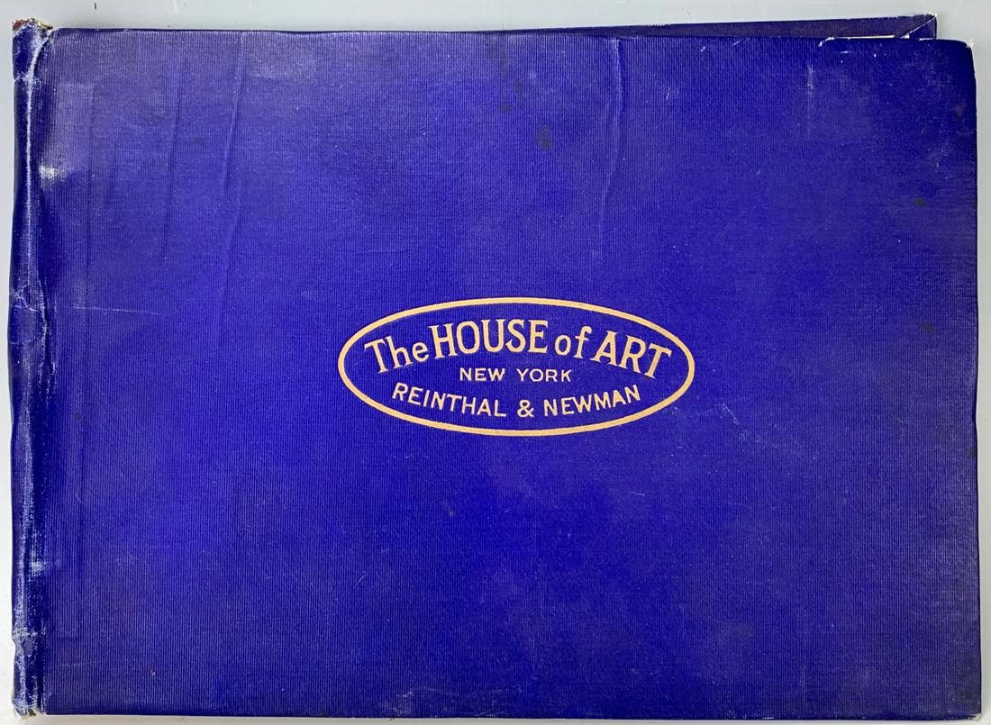 The House of Art Reinthal & Newman Catalog: Circa 1927, rare catalog (book) is loaded with all the popular prints of the day, Maxfield Parrish, Bessie Pease Gutmann etc., possibly the greatest reference catalog to find the titles of the old pri