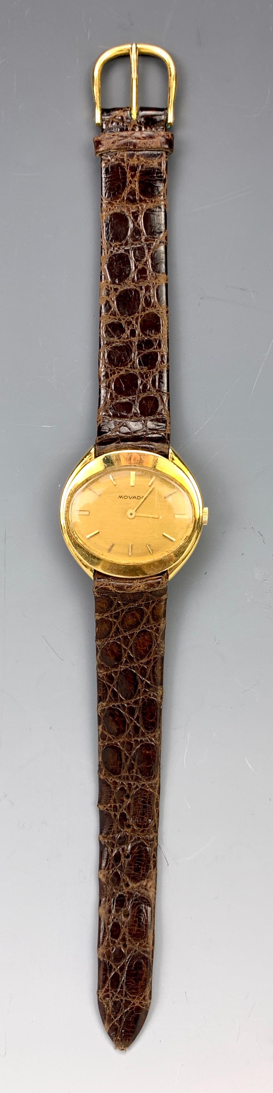Movado 18K Watch, 17 Jewel: Movado 18K watch, 17 jewel **Most watches in running condition at time of auction. Contact us for detailed condition report***Clocks and watches are not guaranteed*