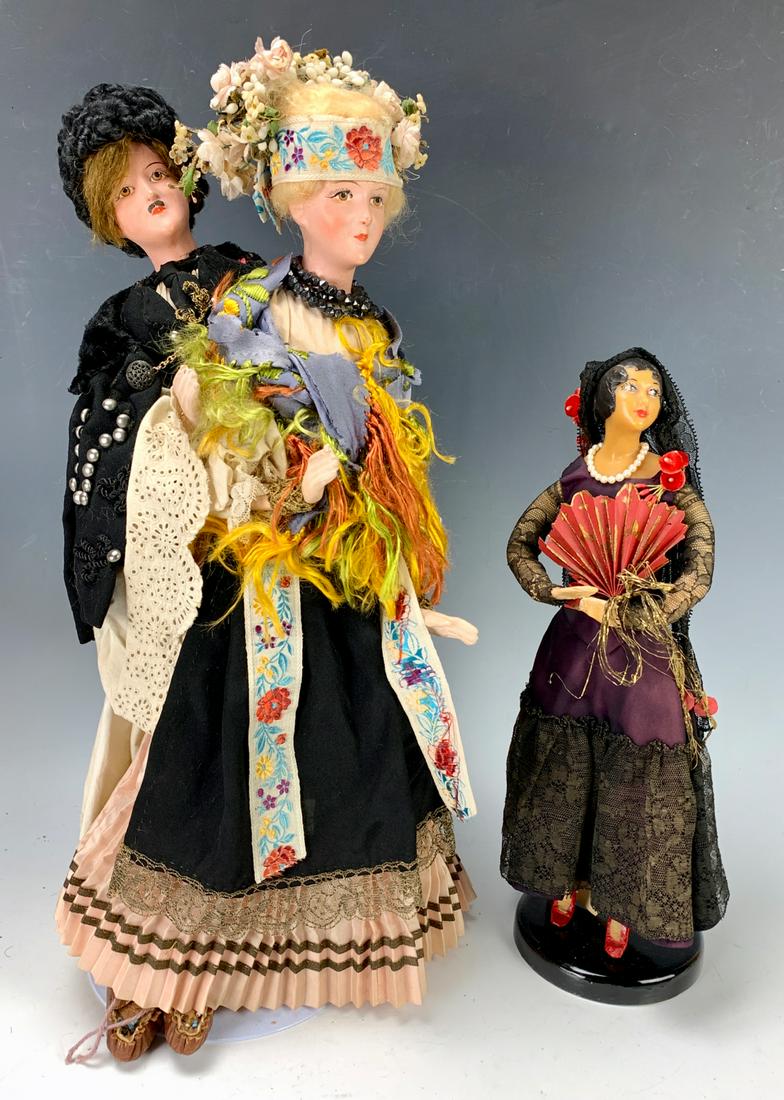 Pair of Dancers in Original Regional Costumes (1 of 1)