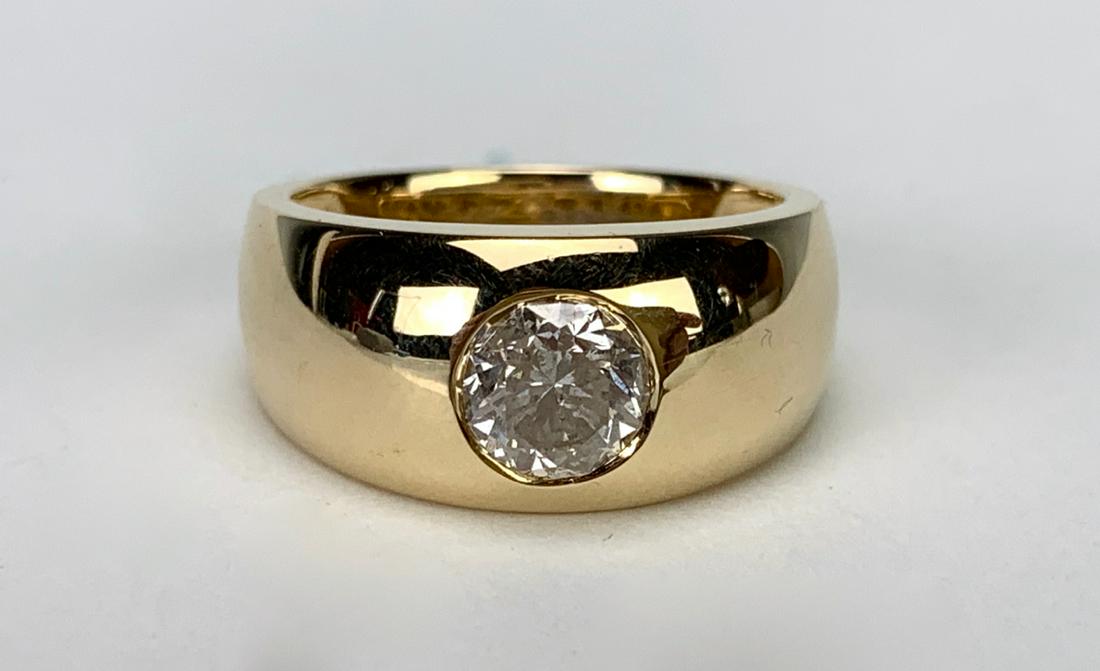 14k Gold Diamond Solitaire Ring (1 of 3)