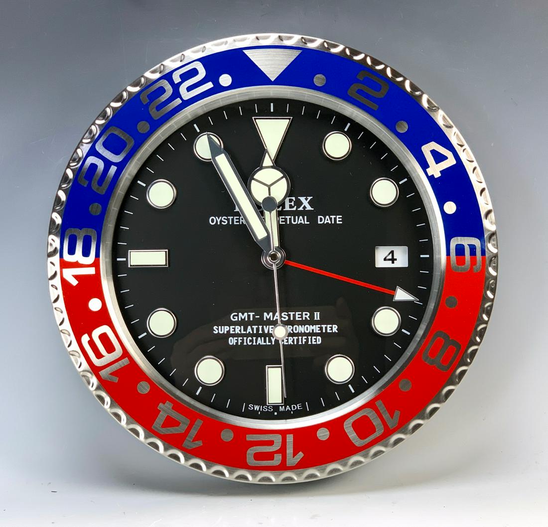 Rolex Style GMT Master Showroom Dealer Clock (1 of 3)
