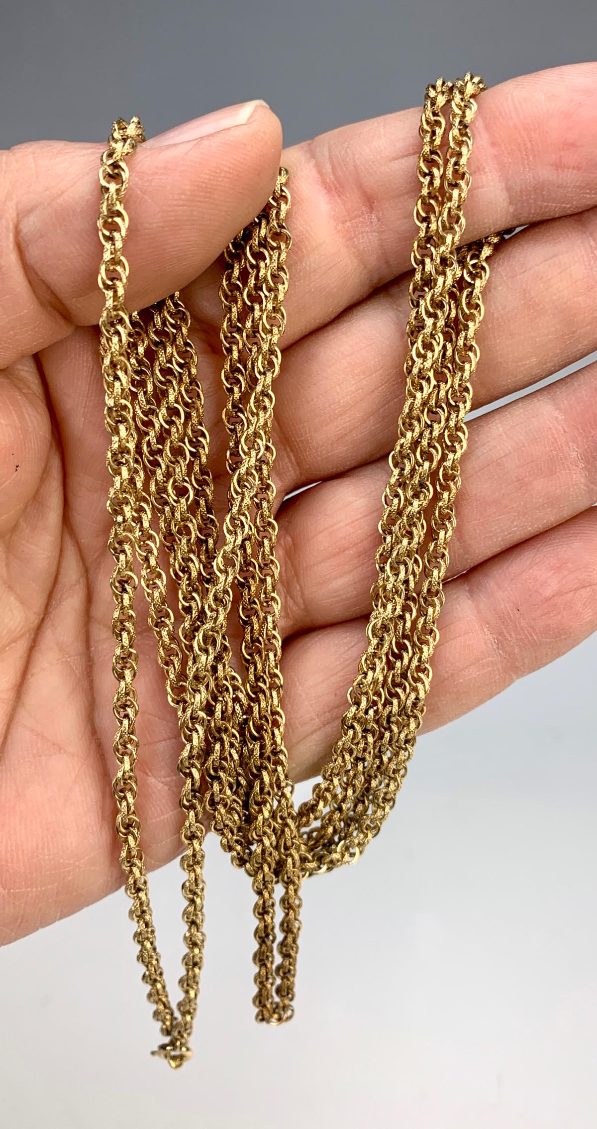 Victorian Gold Filled Watch Chain (1 of 2)