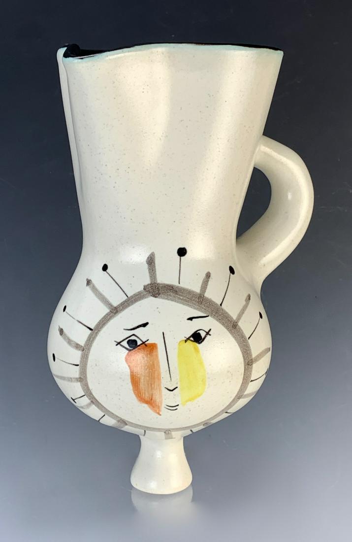 Roger Capron (1922-2006) Vallauris Wall Vase (1 of 2)