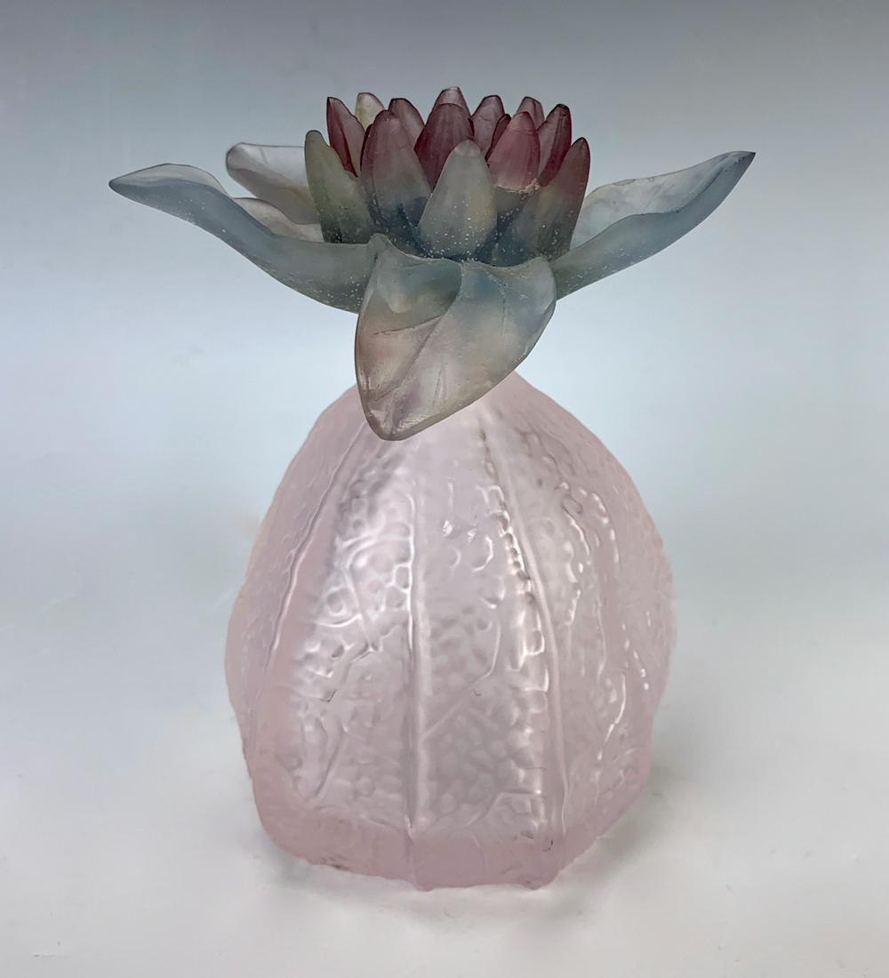 Daum Pate de Verre "Physalis" Perfume Bottle (1 of 4)