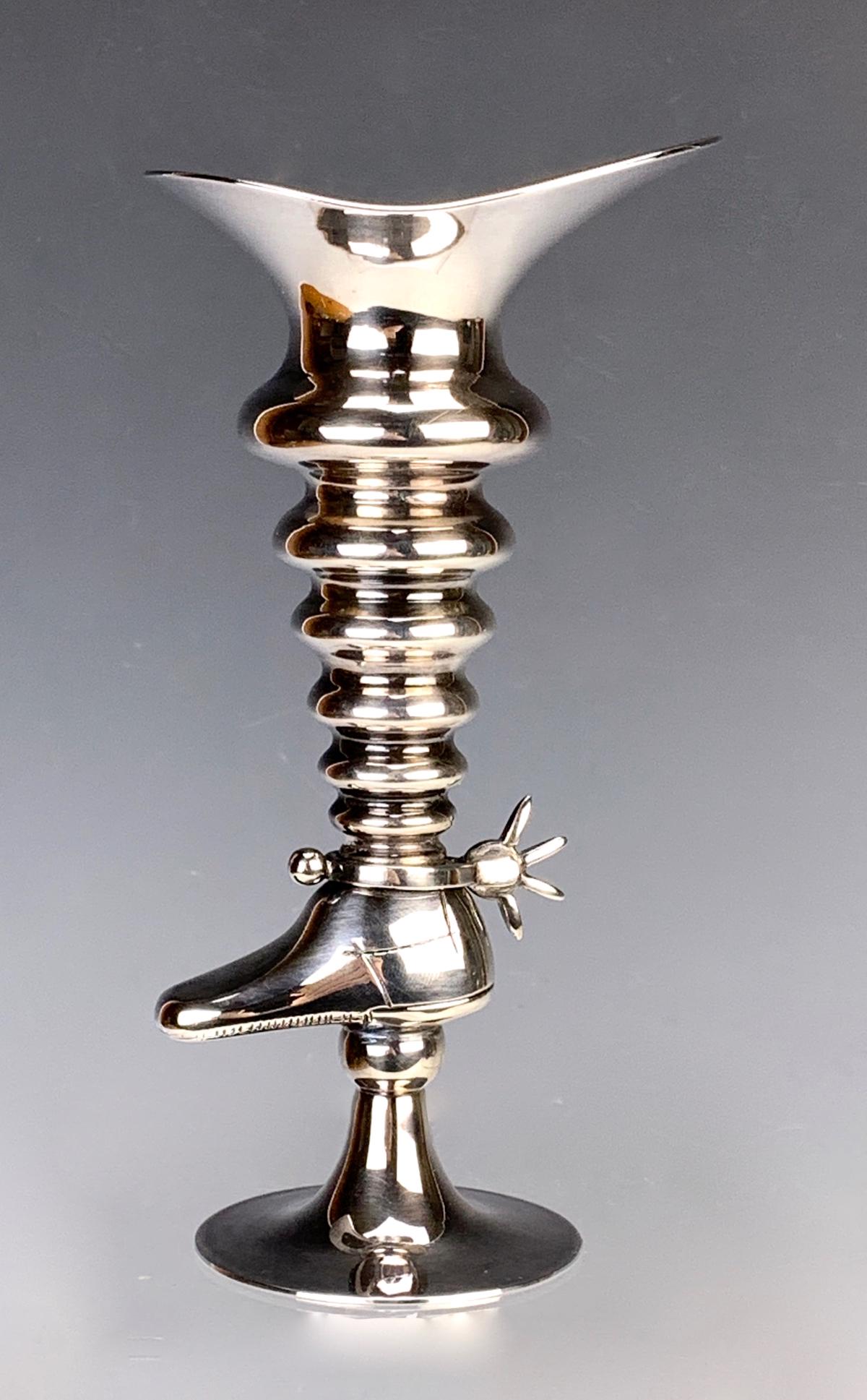 Pampaloni Sterling "Boot & Spur" Candleholder (1 of 3)