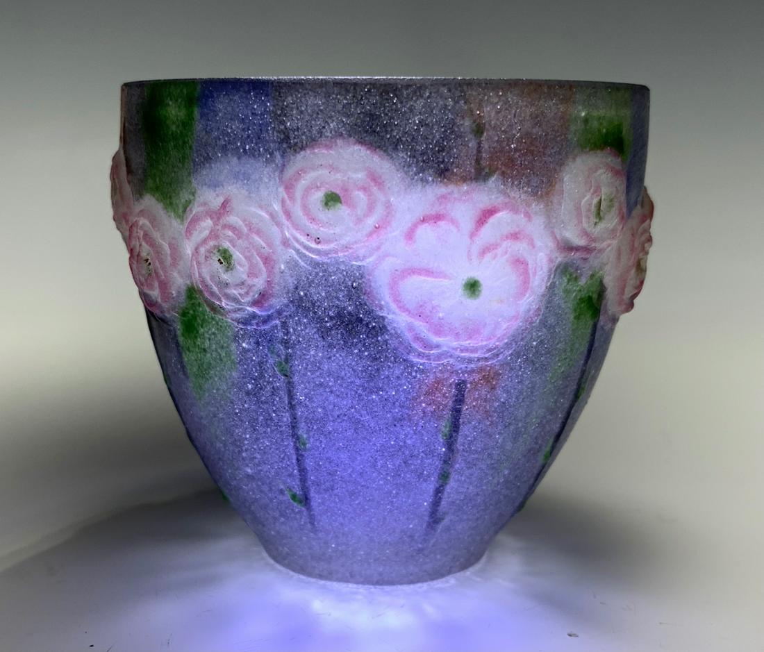 Gabriel Argy Rousseau Small "Rose" Vase C.1920 (1 of 4)
