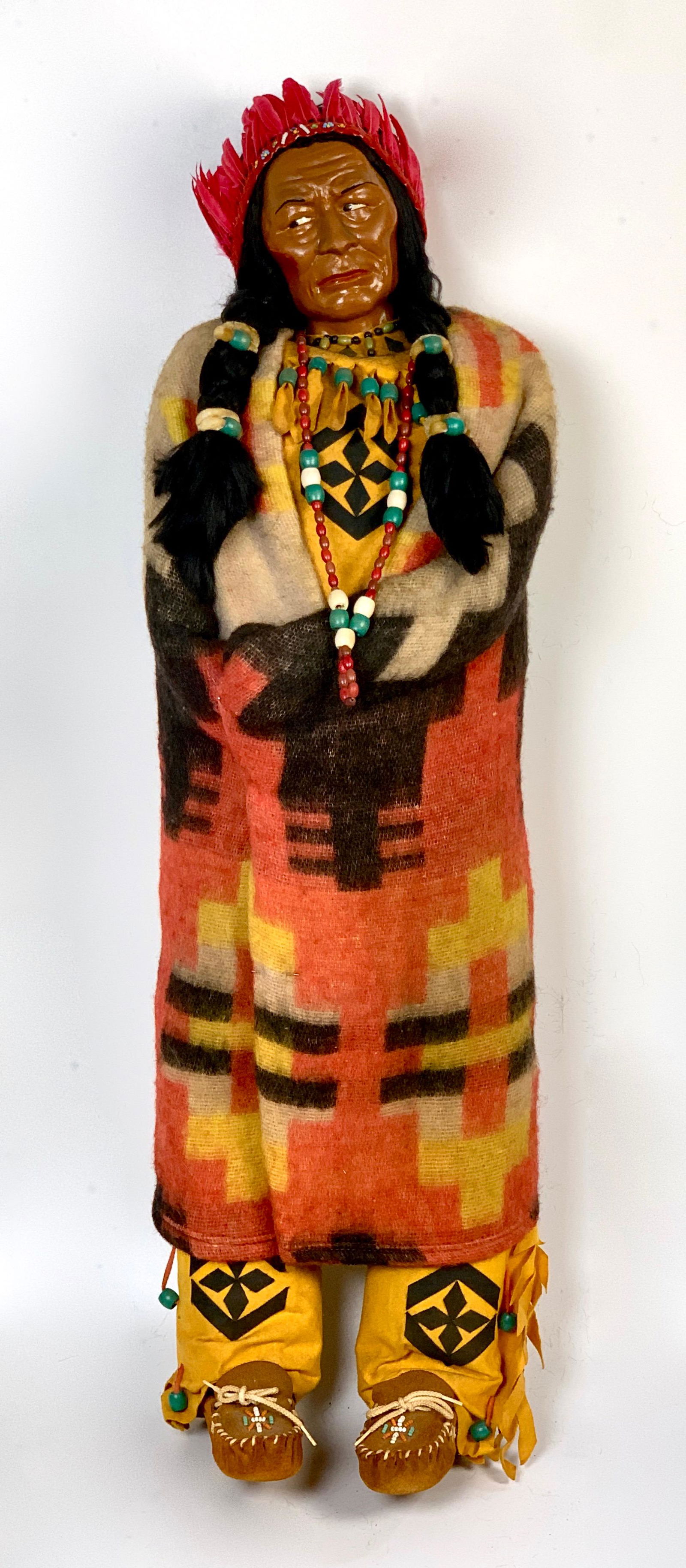 Grand 34" American Indian Skookum Male Doll (1 of 4)