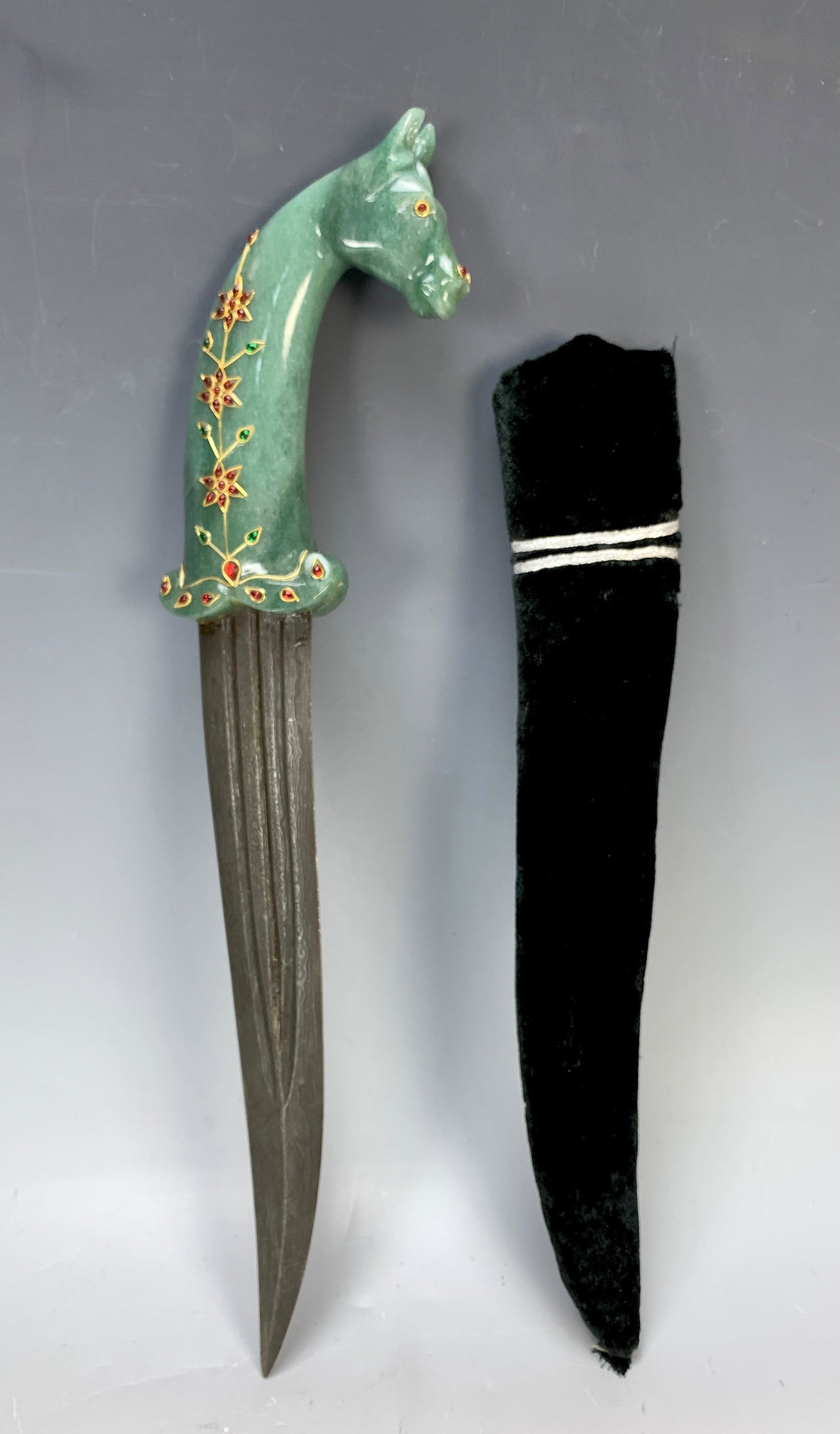 Mughal Jade Horse Dagger (1 of 4)