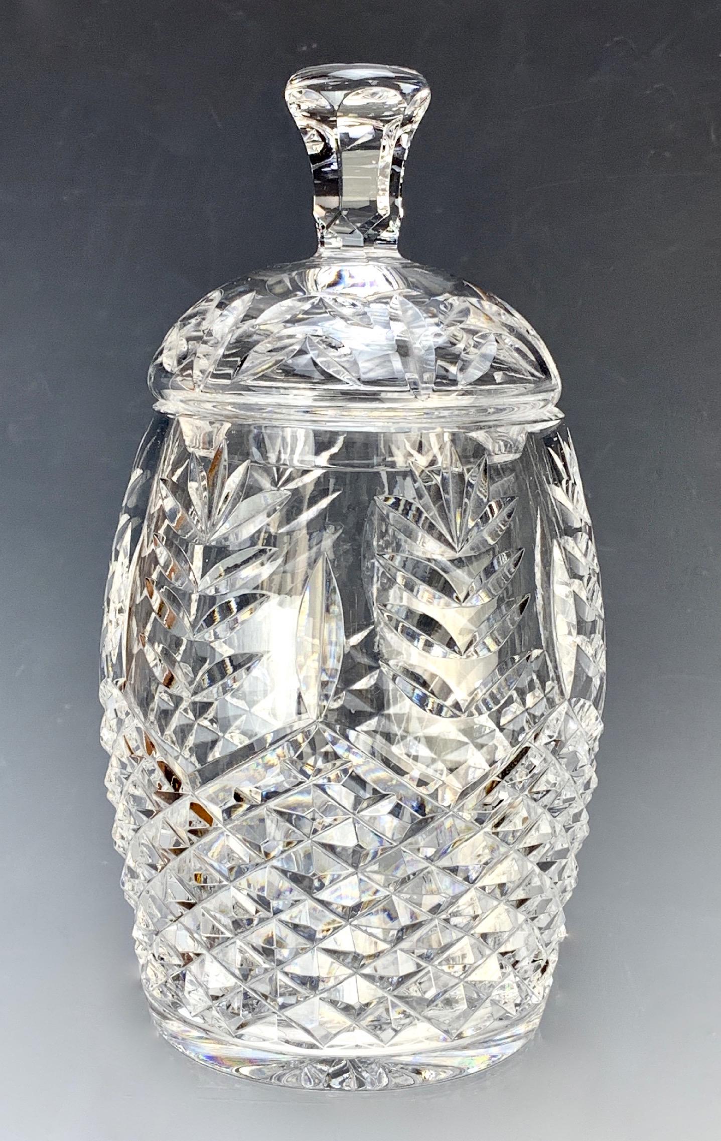 Waterford Cut Crystal Uncommon "Pineapple Jar" (1 of 3)