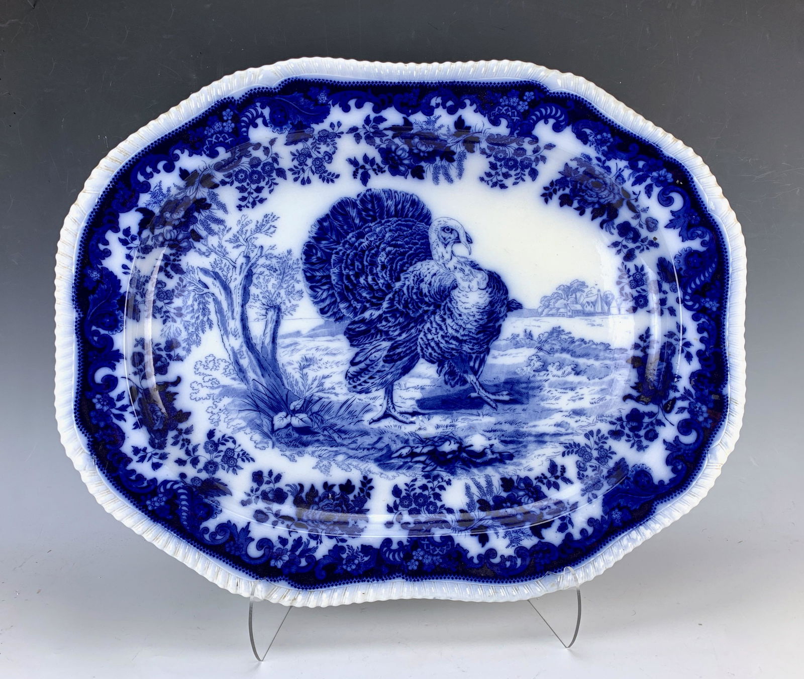 Antique Copeland Spode Turkey Platter (1 of 3)