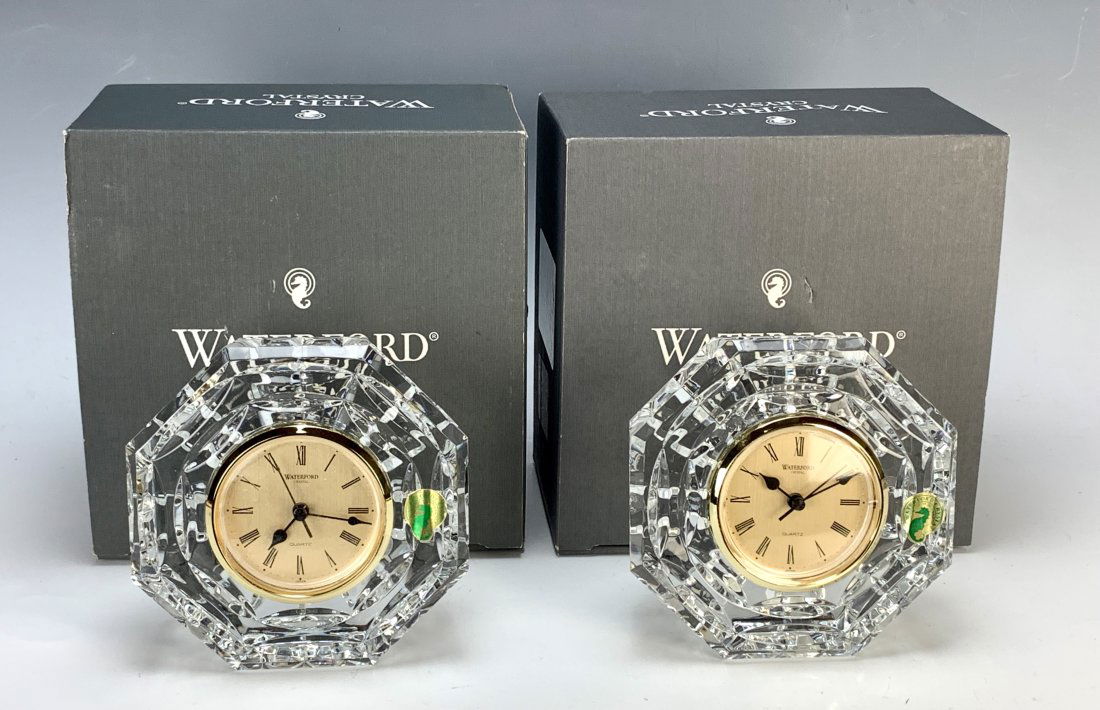2 Waterford Crystal Clocks (1 of 4)