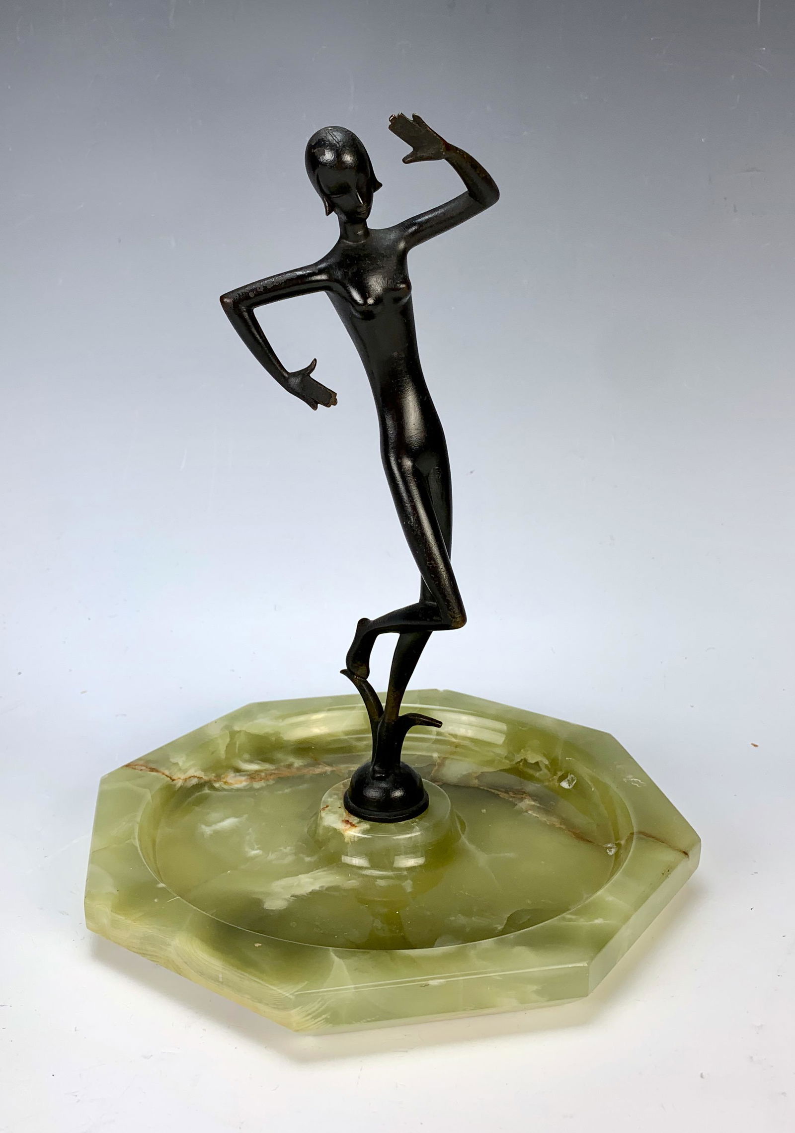 Karl Hagenauer Art Deco Bronze Dancer Sculpture (1 of 3)