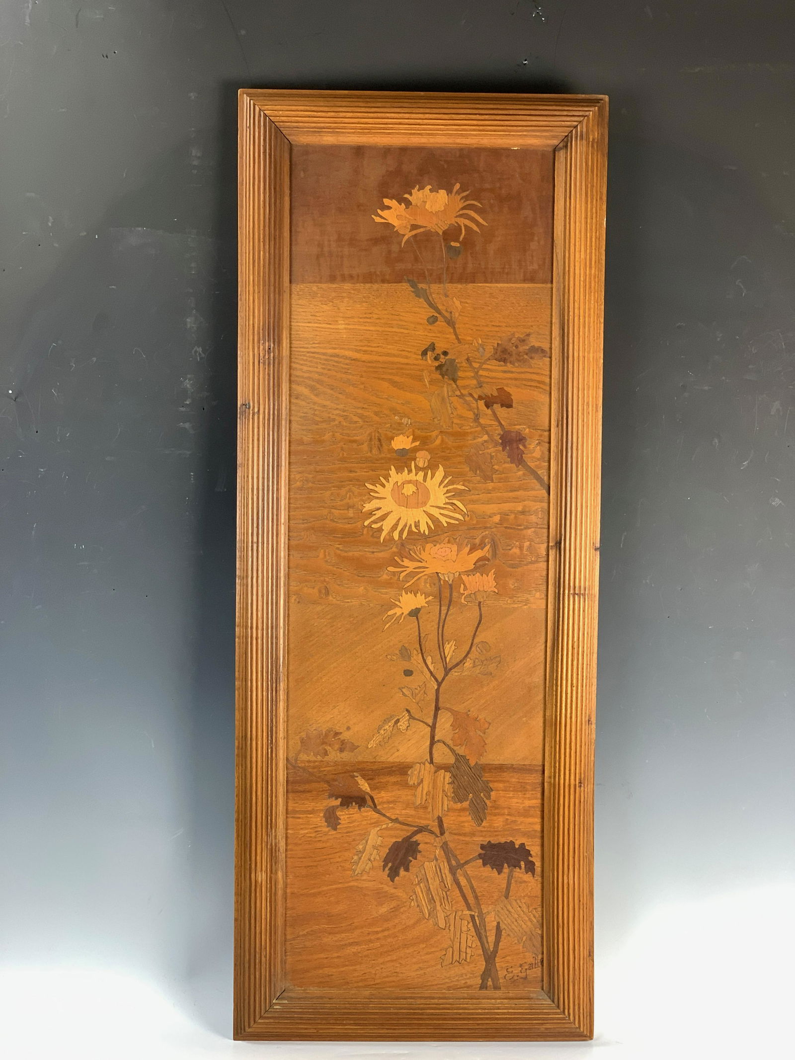 Emile Galle Marquetry Panel (1 of 3)