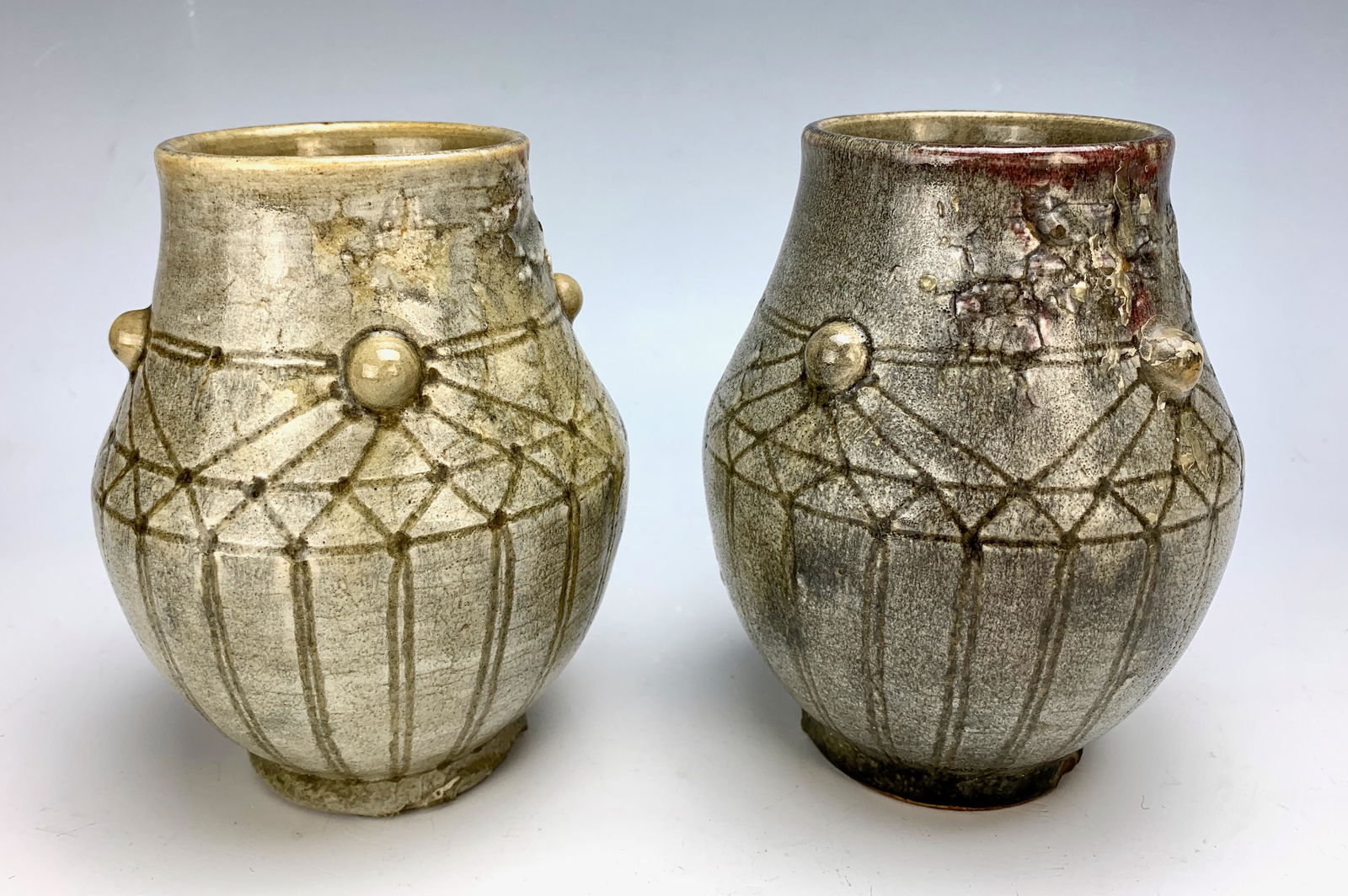 Auguste Delaherche Pair of Vases (1 of 6)