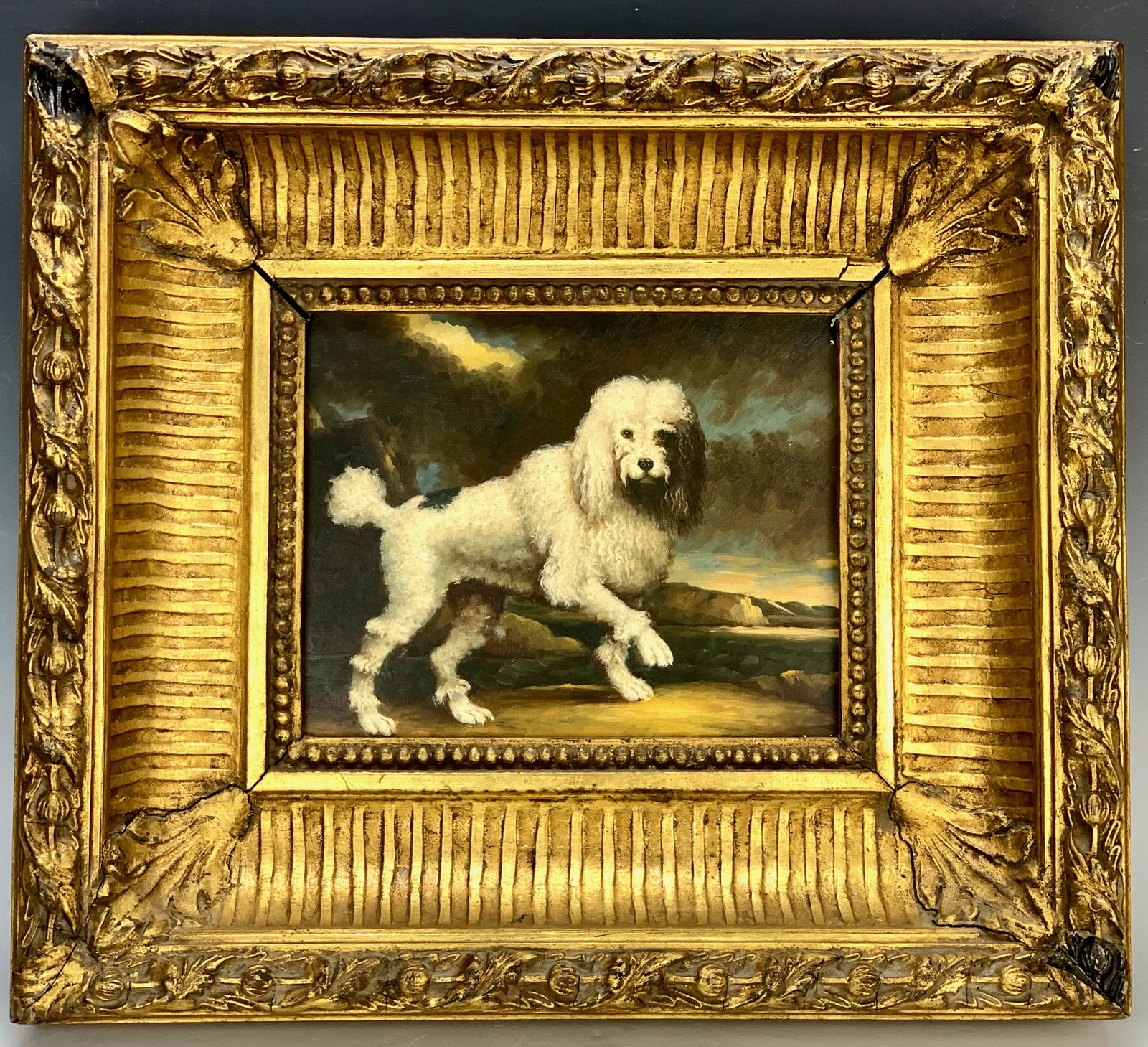Poodle Dog Painting (1 of 2)