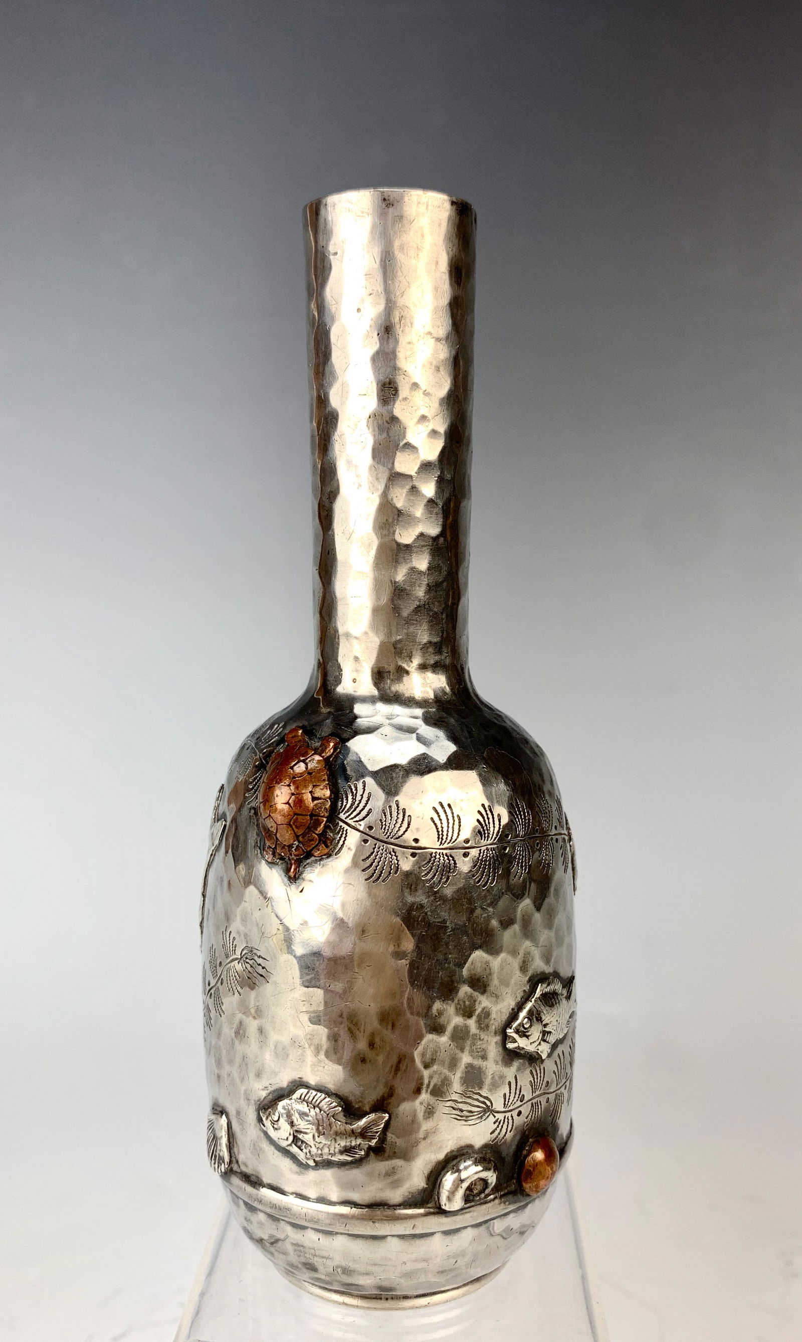 Tiffany & Co Mixed Metal Japonisme Vase (1 of 6)