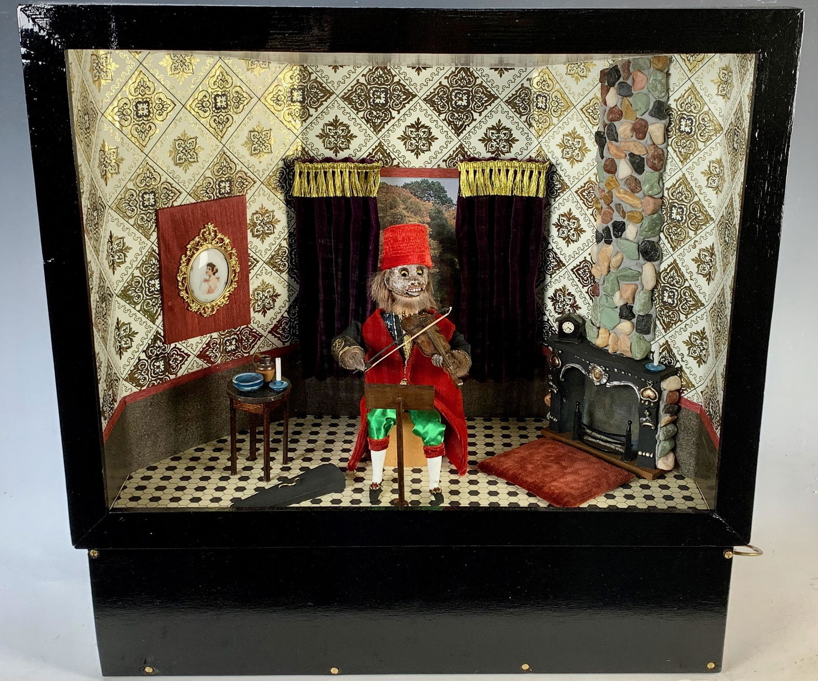 Monkey w Violin Automaton Att :Phalibois (1 of 3)