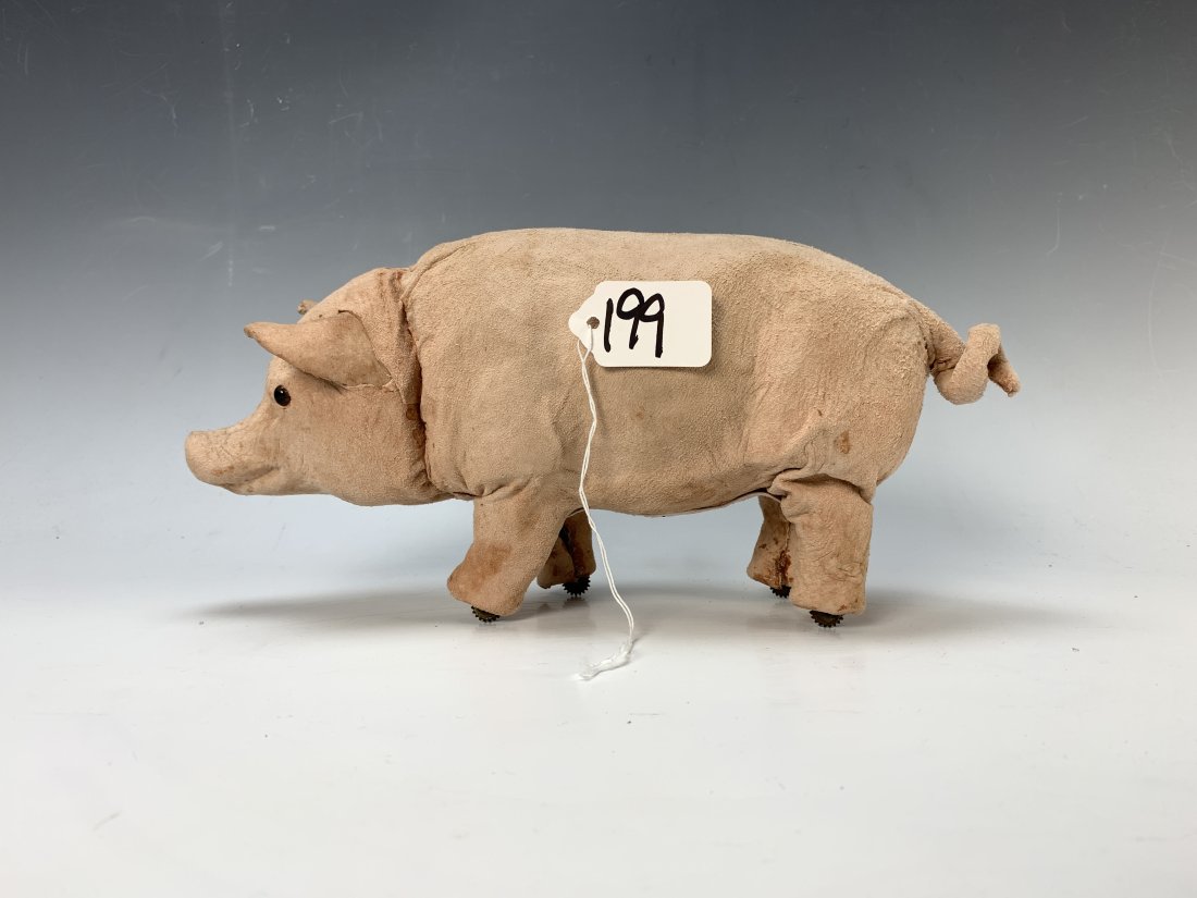 Rare Roullet Decamps Pig Mechanical Automaton (1 of 5)