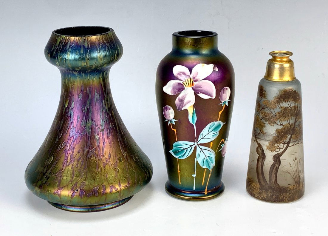 Group Lot of 3 European Glass Items C.1920 (1 of 3)