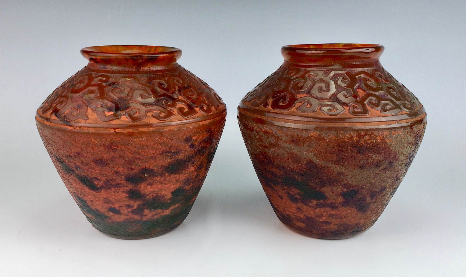 Daum Nancy Art Deco Acid Cut Vase (1 of 5)