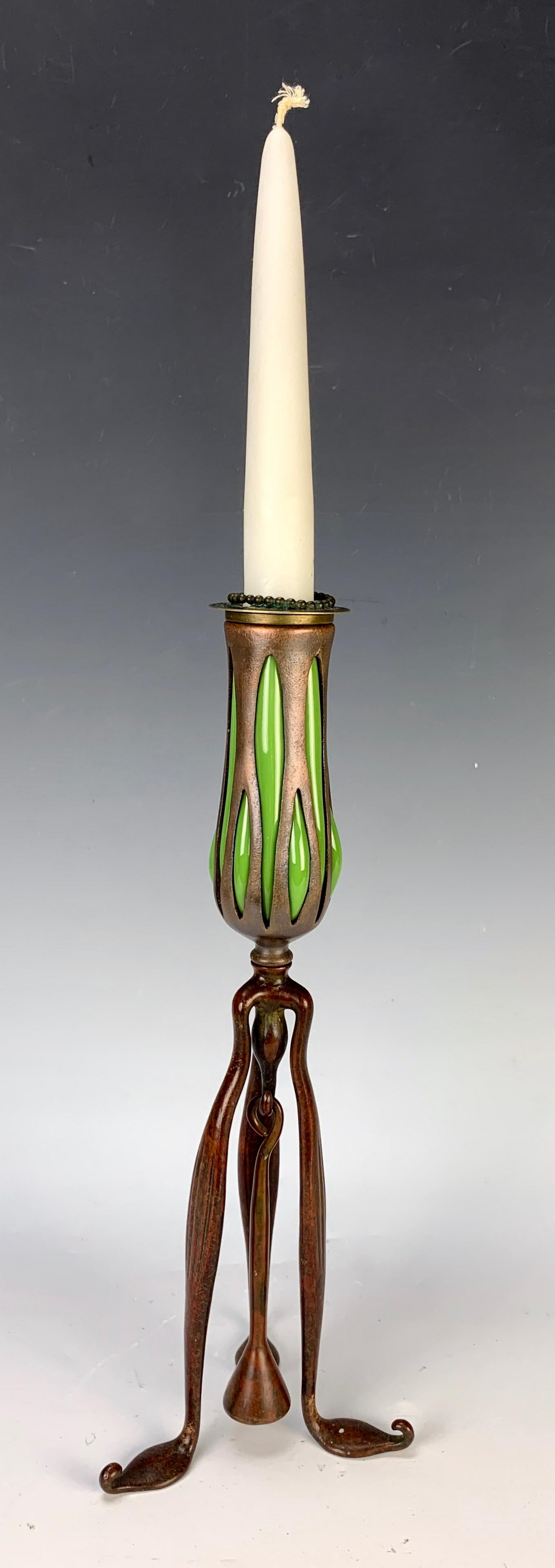 Tiffany Studios Blowout Candlestick w/Snuffer (1 of 5)