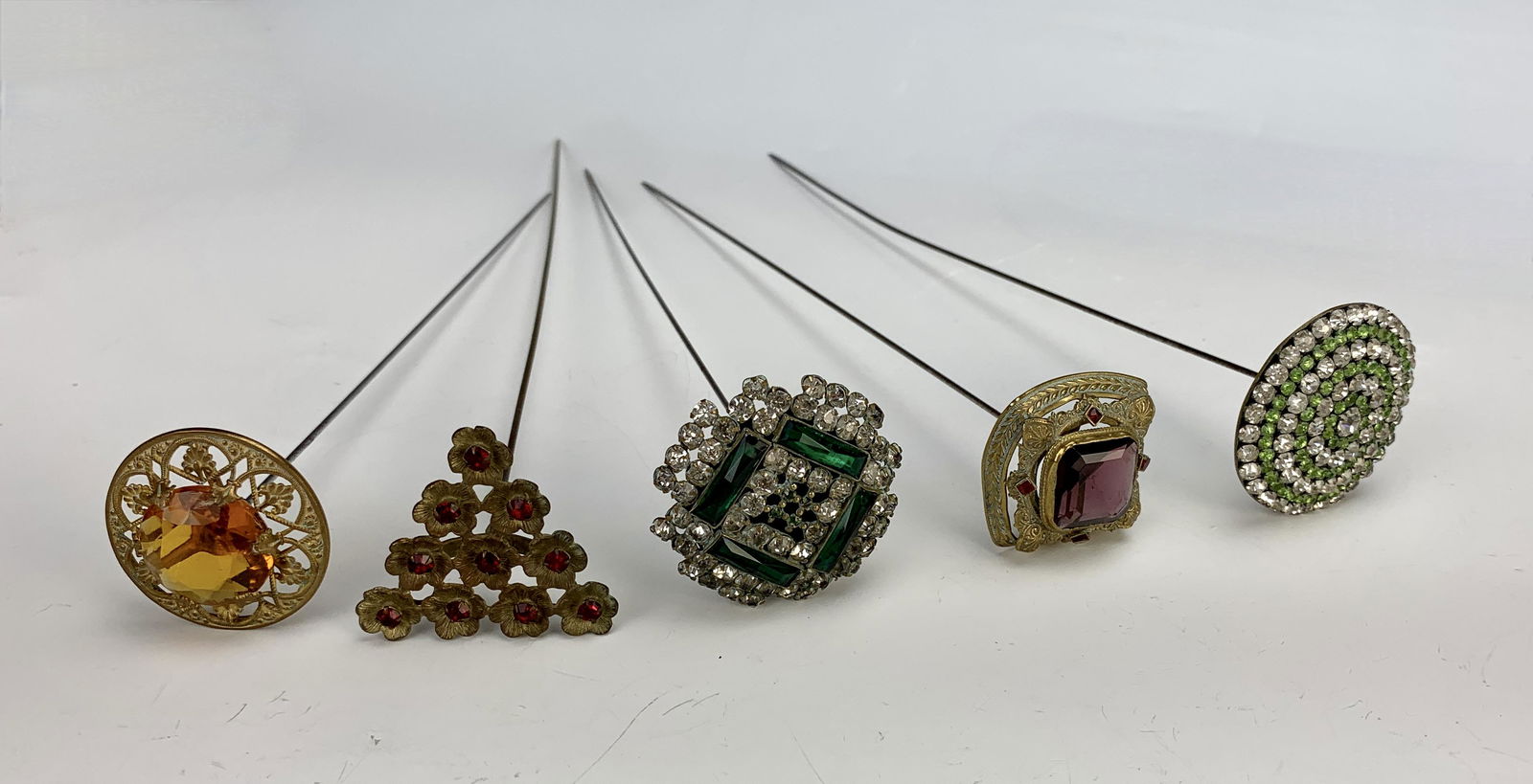 Group of 5 Antique Hatpins (1 of 2)