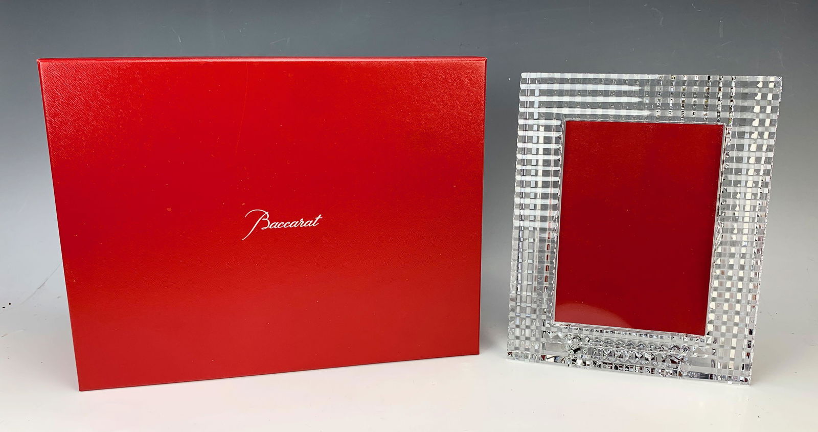 Baccarat "Eye" Collection Crystal Picture Frame (1 of 2)