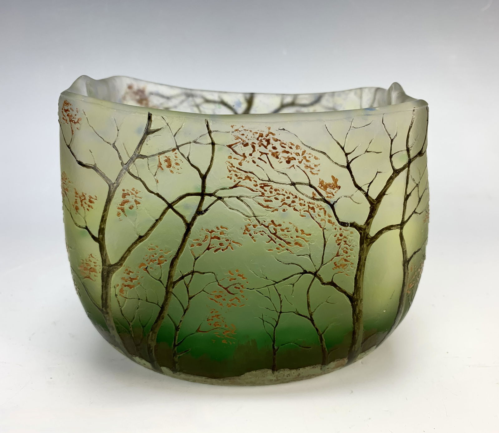 LeGras Cameo Glass Scenic Vase (1 of 5)