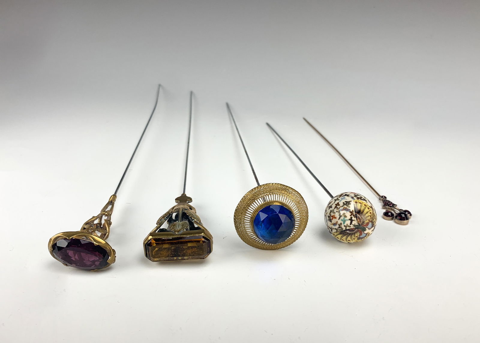Group of 5 Antique Hatpins (1 of 7)