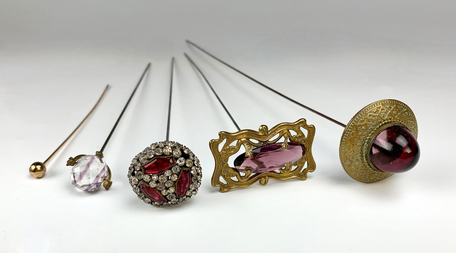 Group of 5 Antique Hatpins (1 of 4)