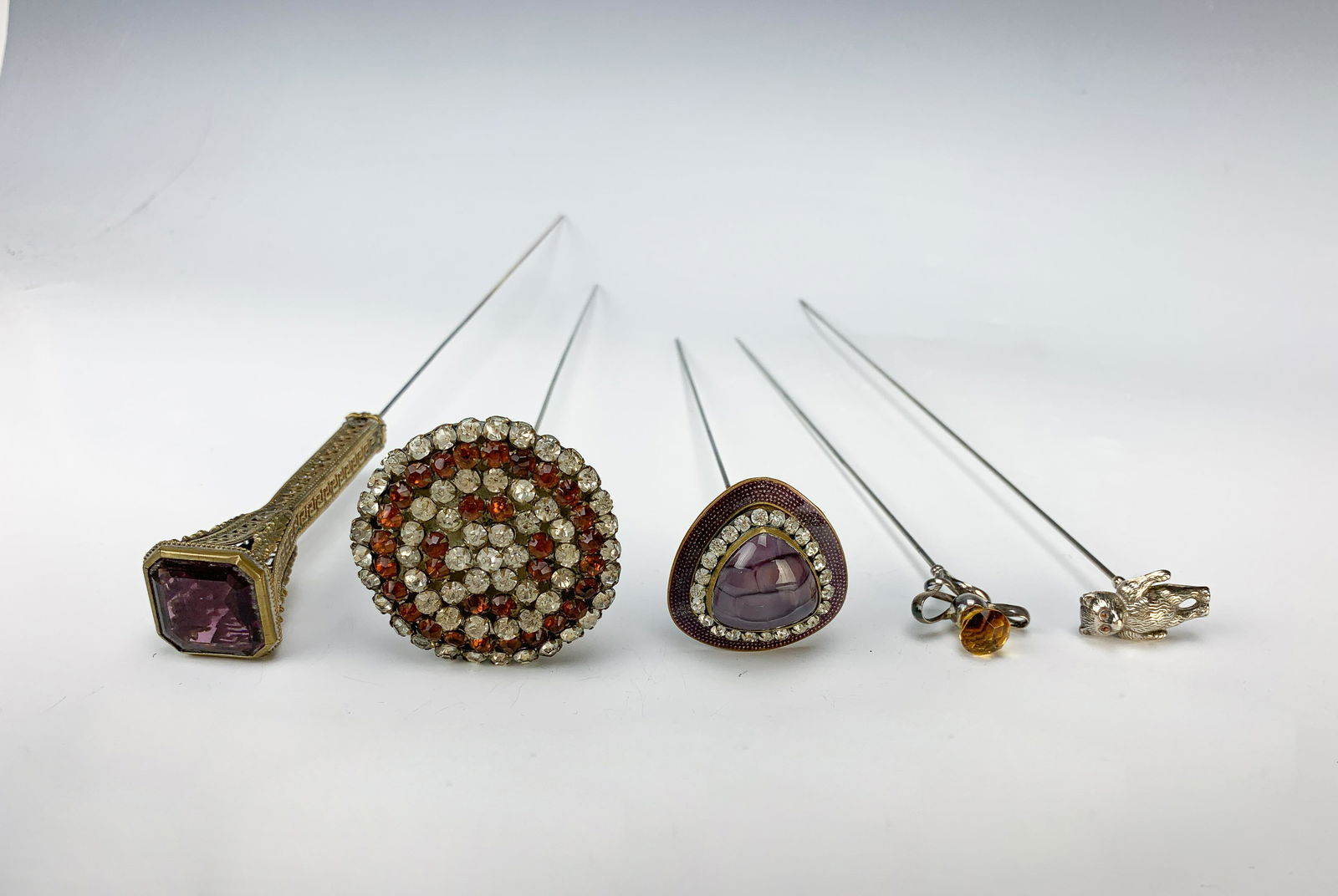 Group of 5 Antique Hatpins (1 of 7)