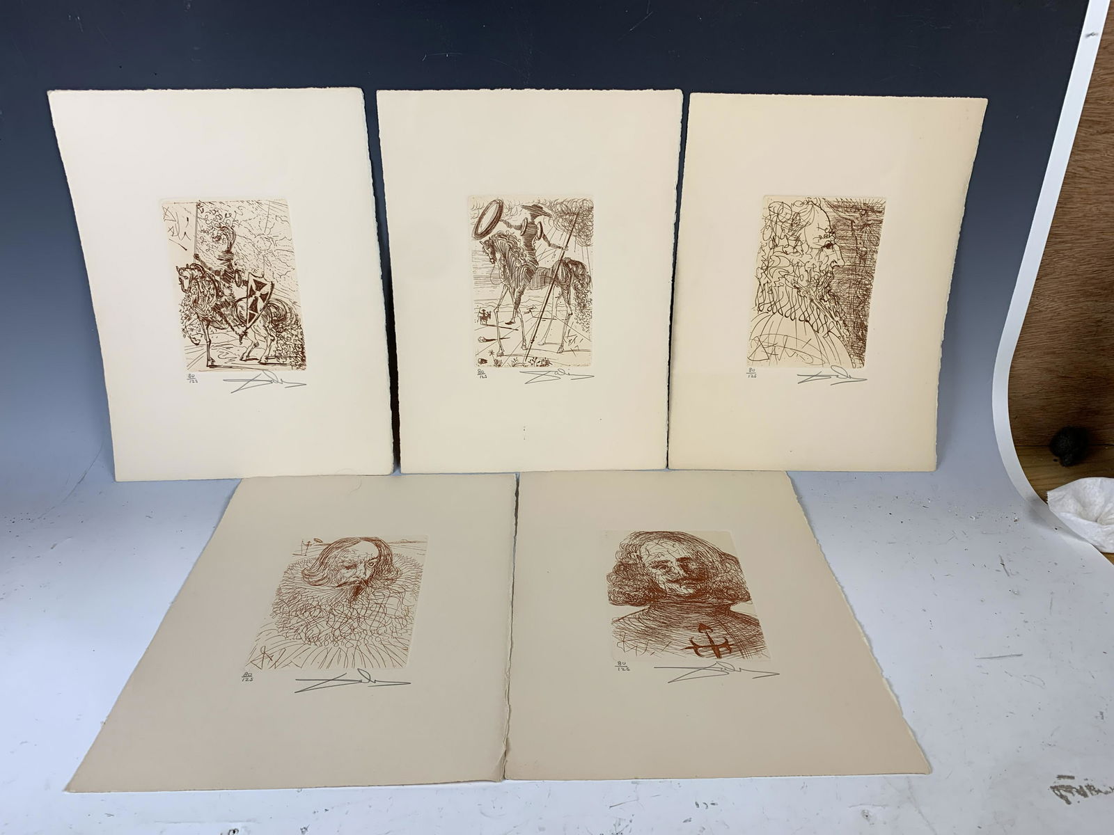 Salvador Dali (1904-1989) Don Quixote (1 of 8)