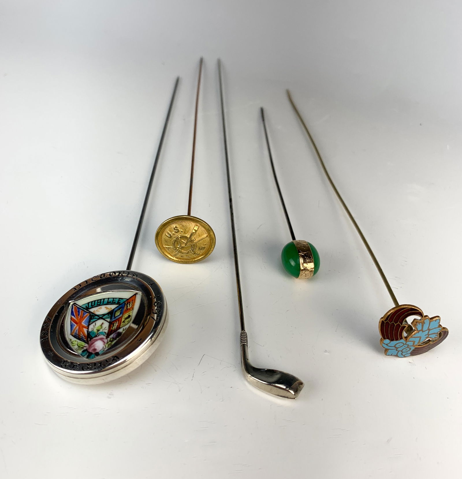 Group of 5 Hatpins (1 of 4)