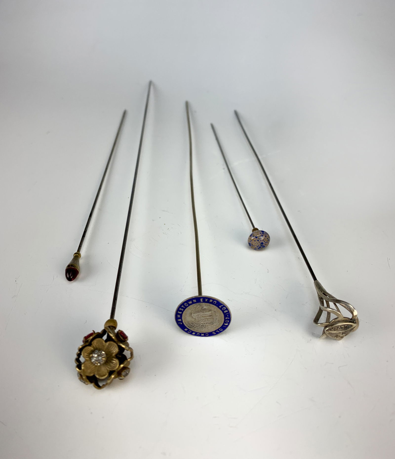 Group of 5 Hatpins (1 of 4)