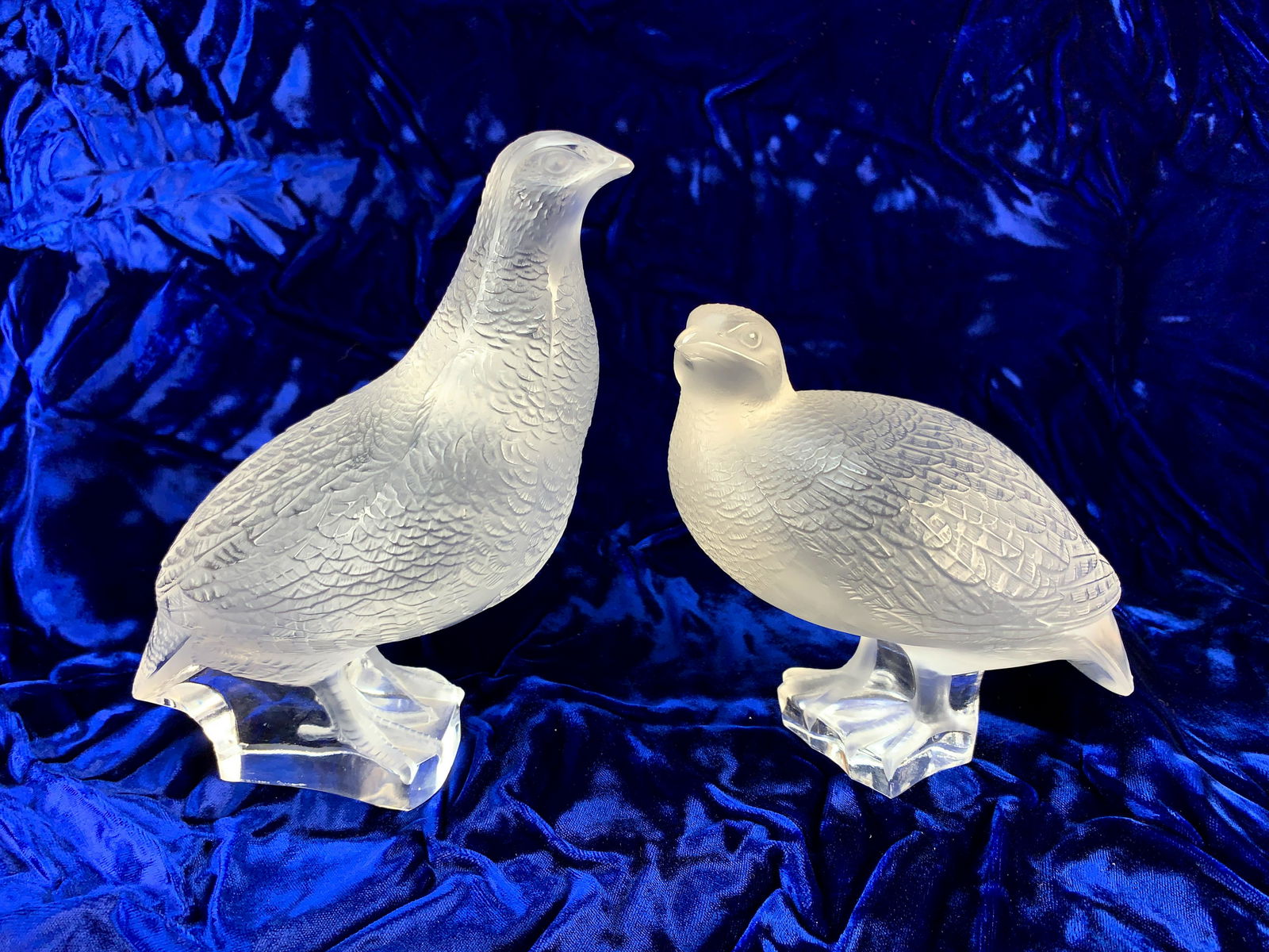 Pair of Lalique Quails/Birds (1 of 5)