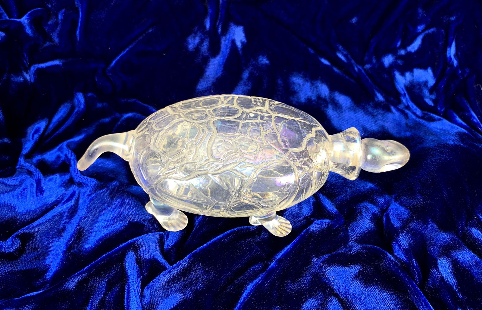 Unusual Turtle Perfume Bottle, Loetz WWE (1 of 5)