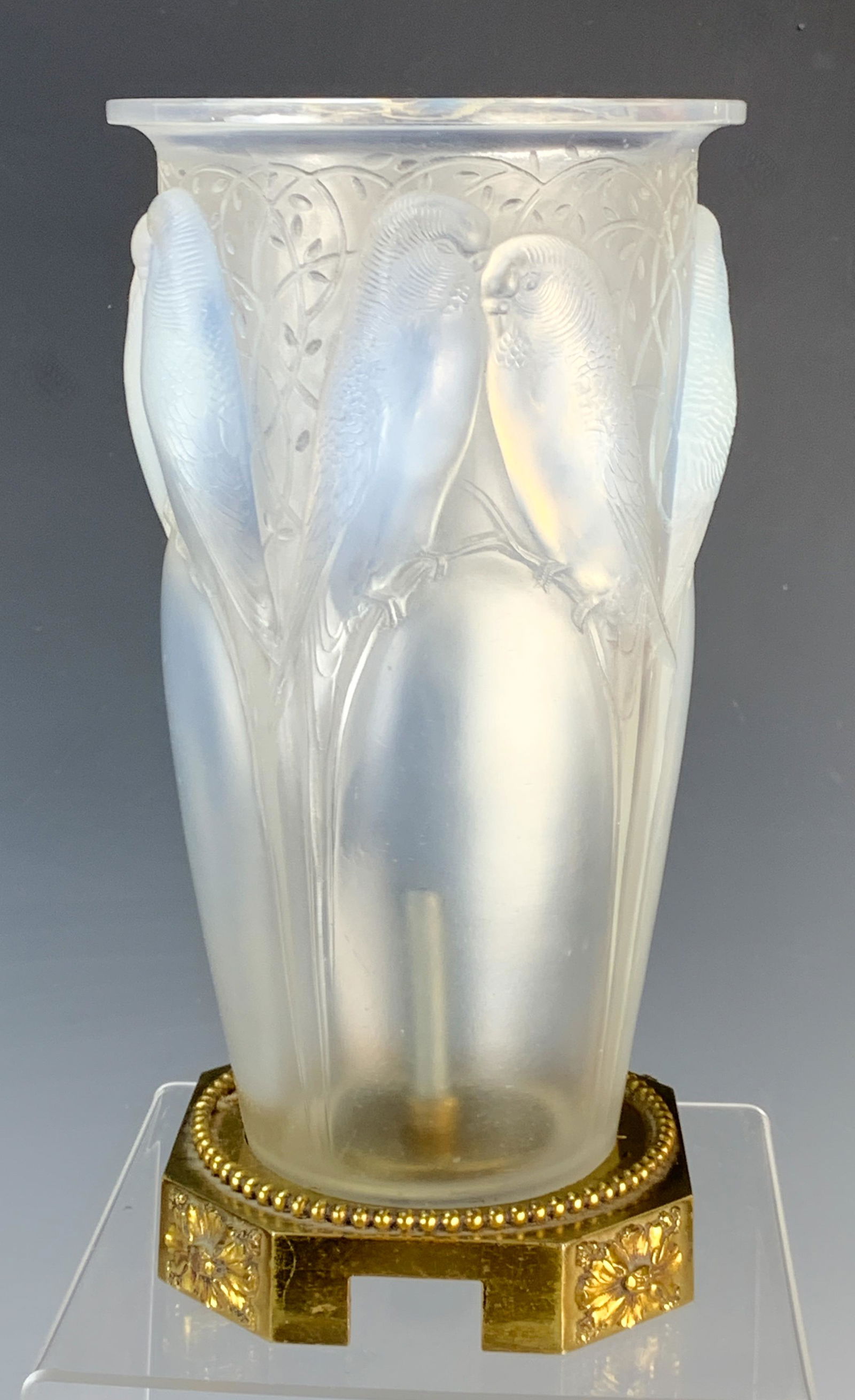 Rene Lalique "Ceylan" Opalescent Vase (1 of 4)