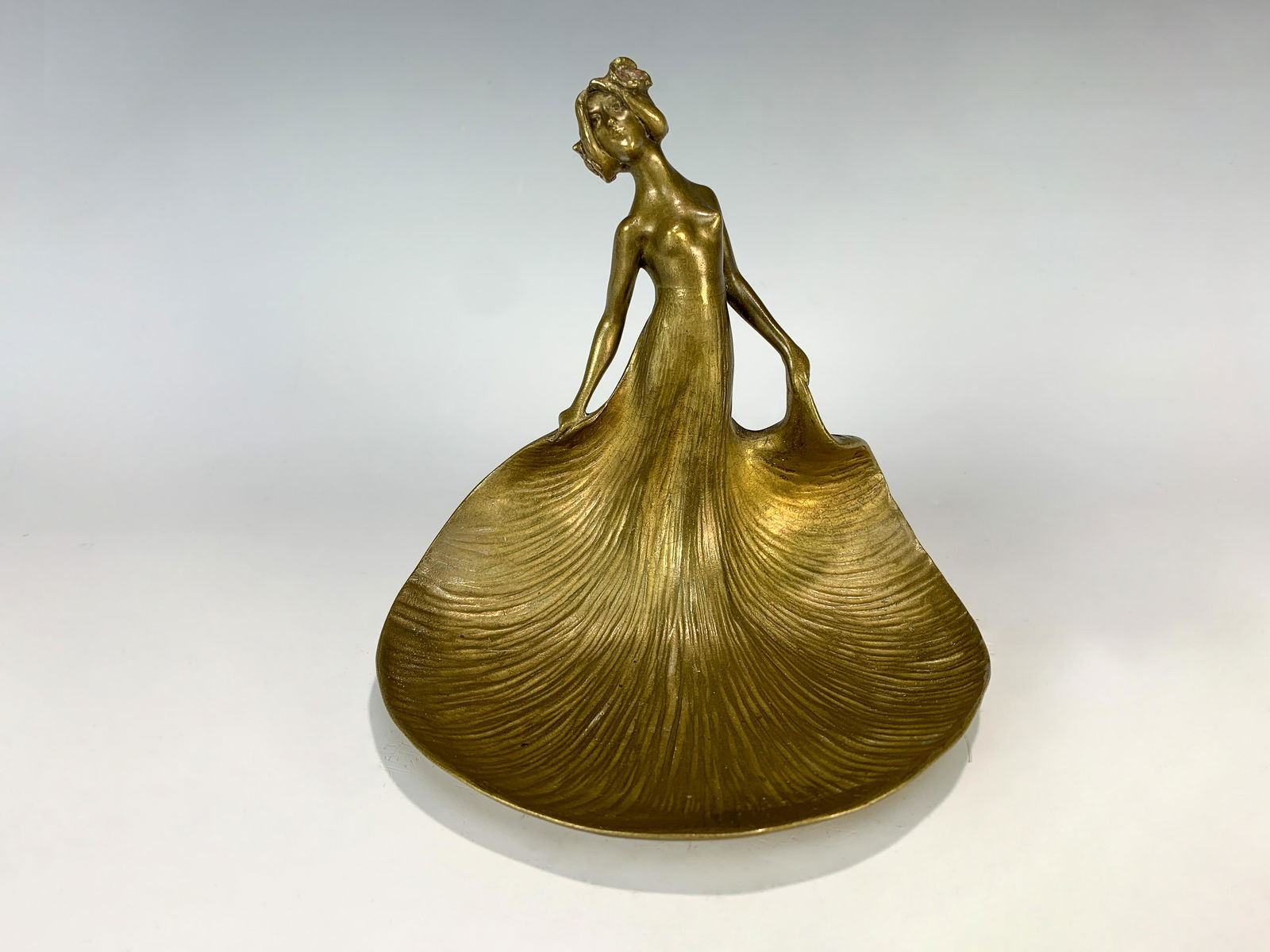 Arthur Rubinstein (Late 19thC) Bronze Figural Dish (1 of 4)