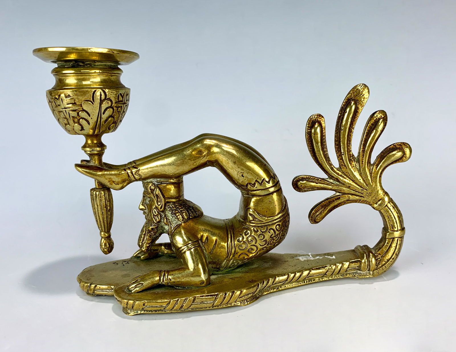 Dore Bronze Tiffany & Co. Contortionist Candlestick (1 of 6)