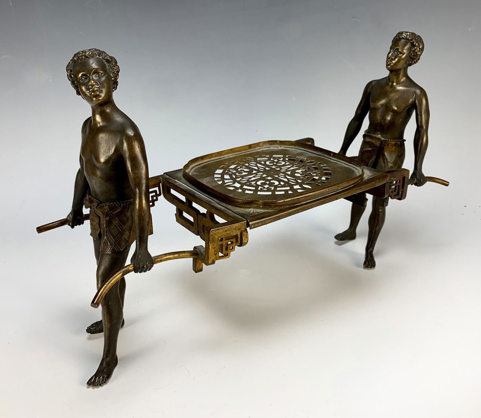 Bronze Late 19thC Nubian Porters (1 of 5)