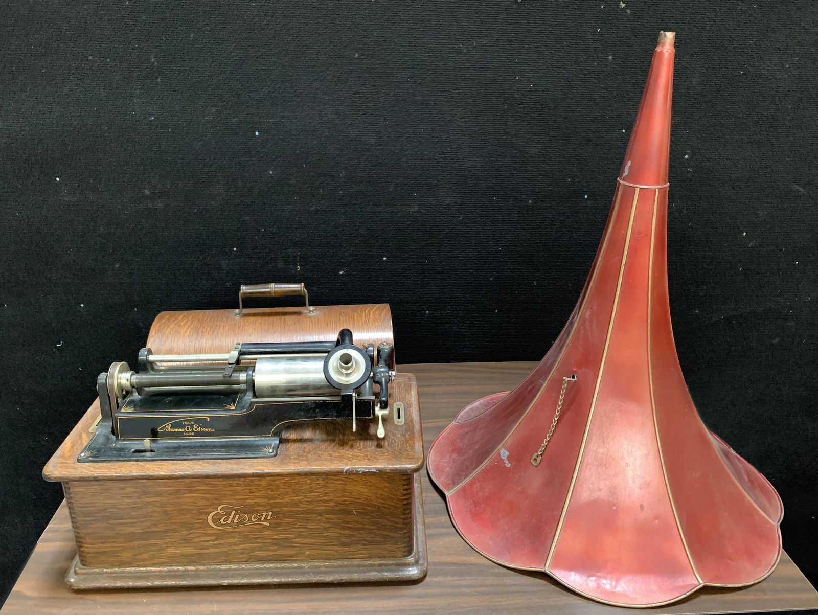 Original Antique Edison Phonograph (1 of 3)