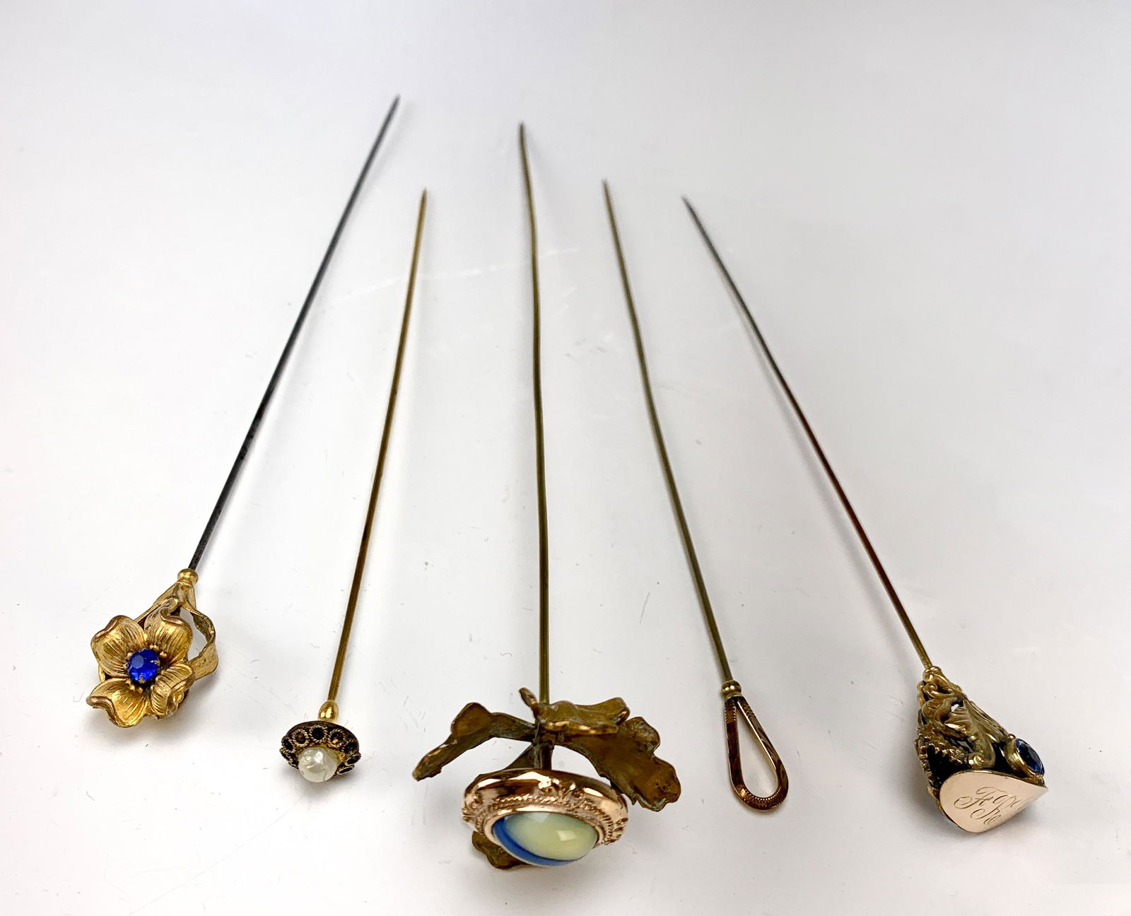 Group of 5 Vintage Hatpins (1 of 3)