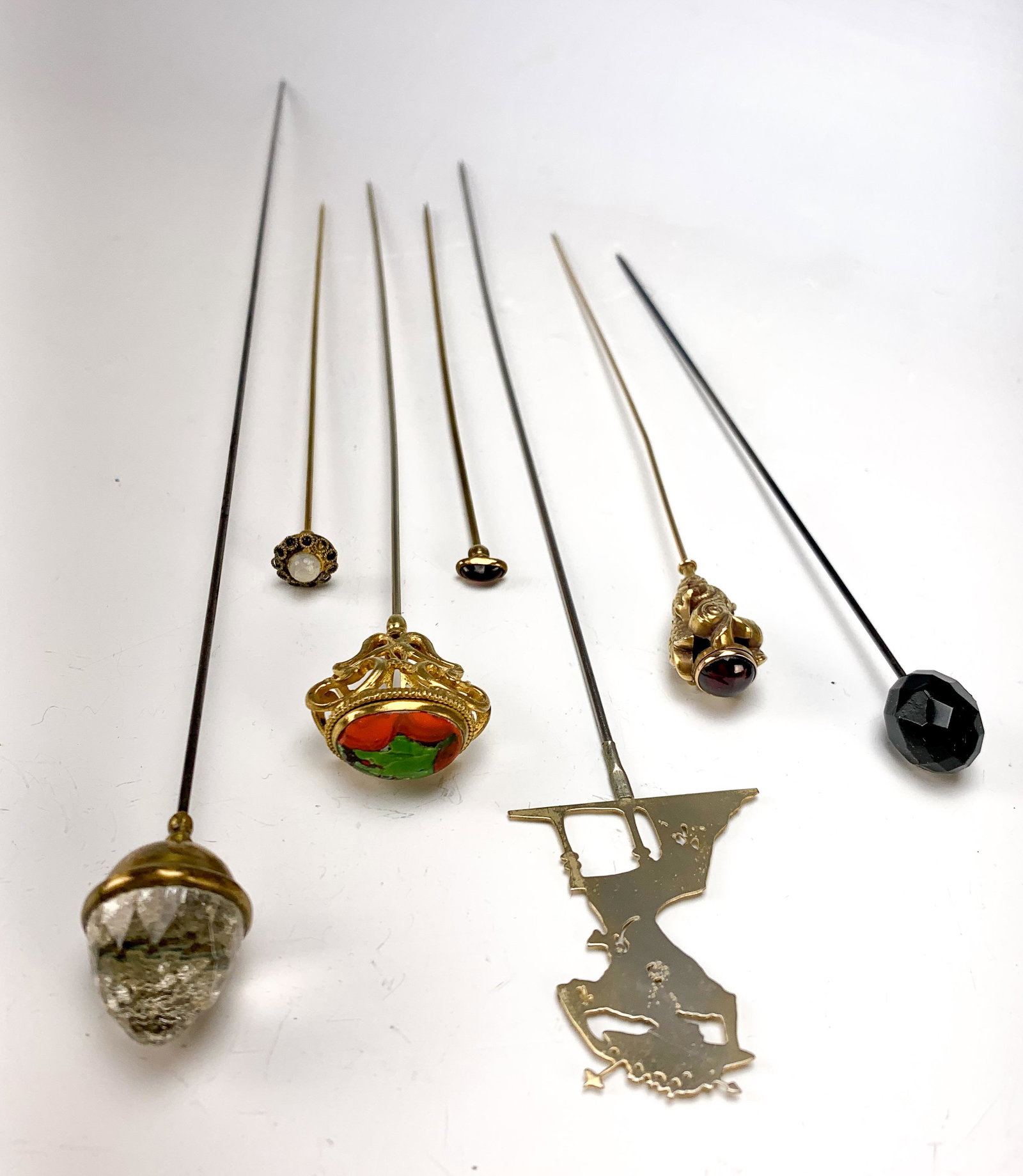 Group of 7 Vintage Hatpins (1 of 3)